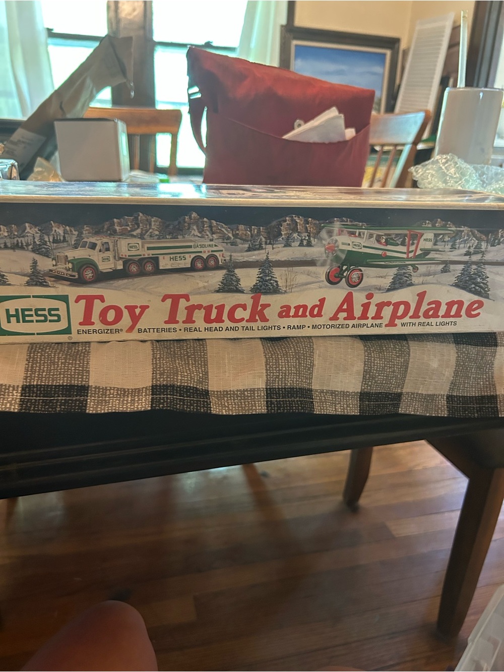 Vintage 2002 Hess Toy Truck and Airplane set.